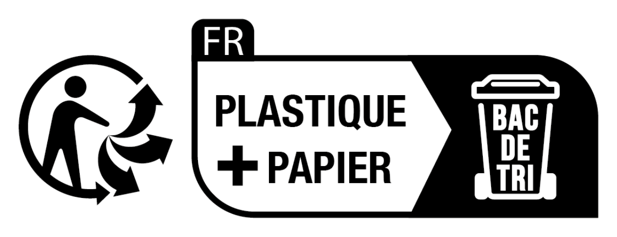 Triman_Plastique_Papier_Text