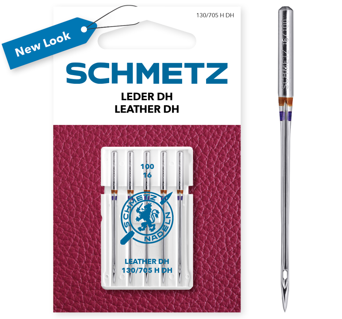 Schmetz Needle Leather Size 100/16 (Pack Of 5) 