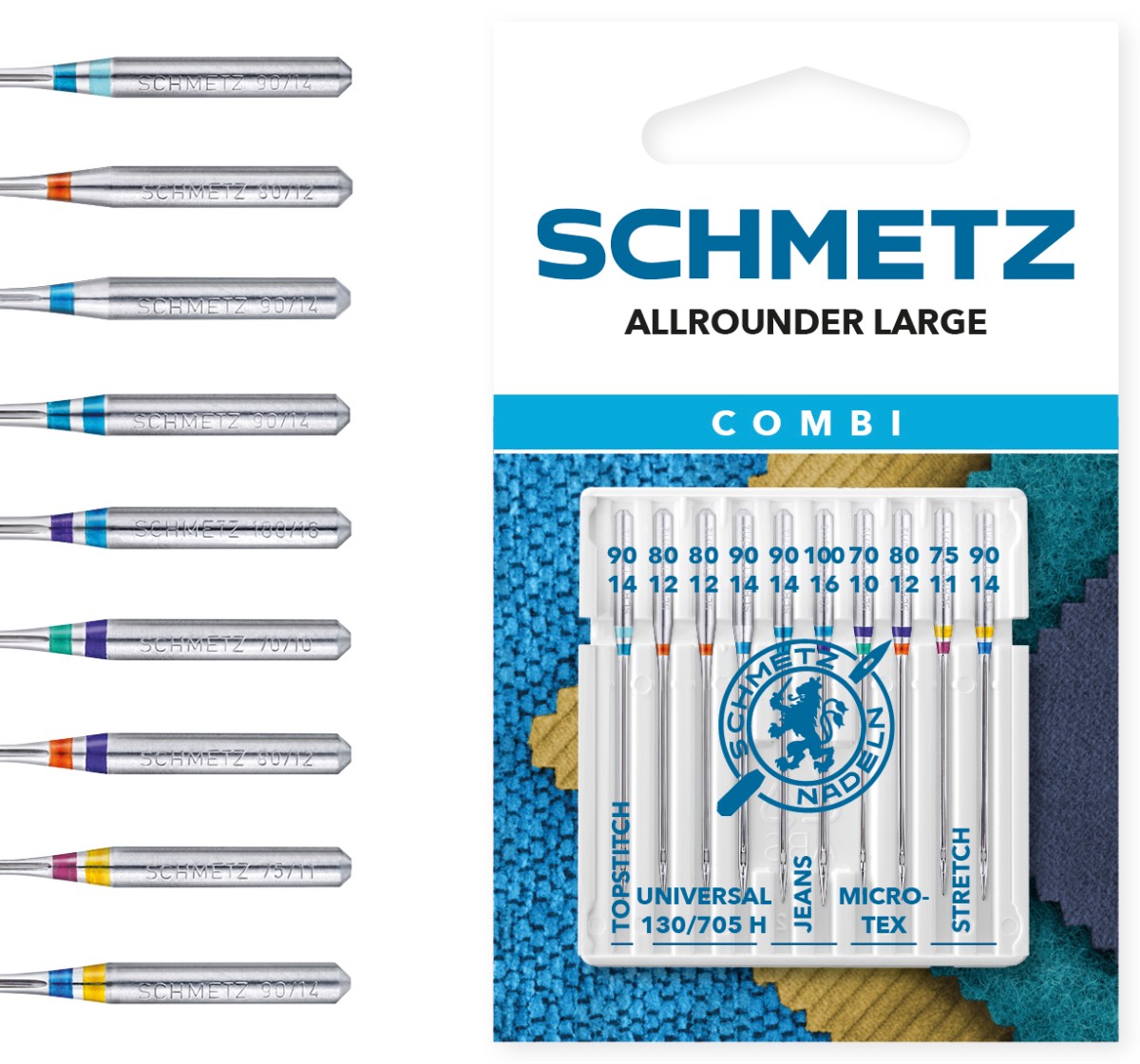 Schmetz Universal Machine Needles 70/80/90/100