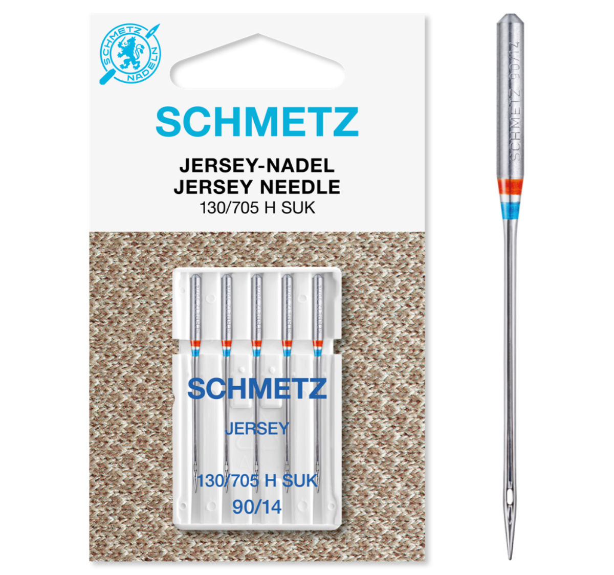  SCHMETZ Chrome Universal Household Sewing Machine Needles, Size  90/14, Bulk