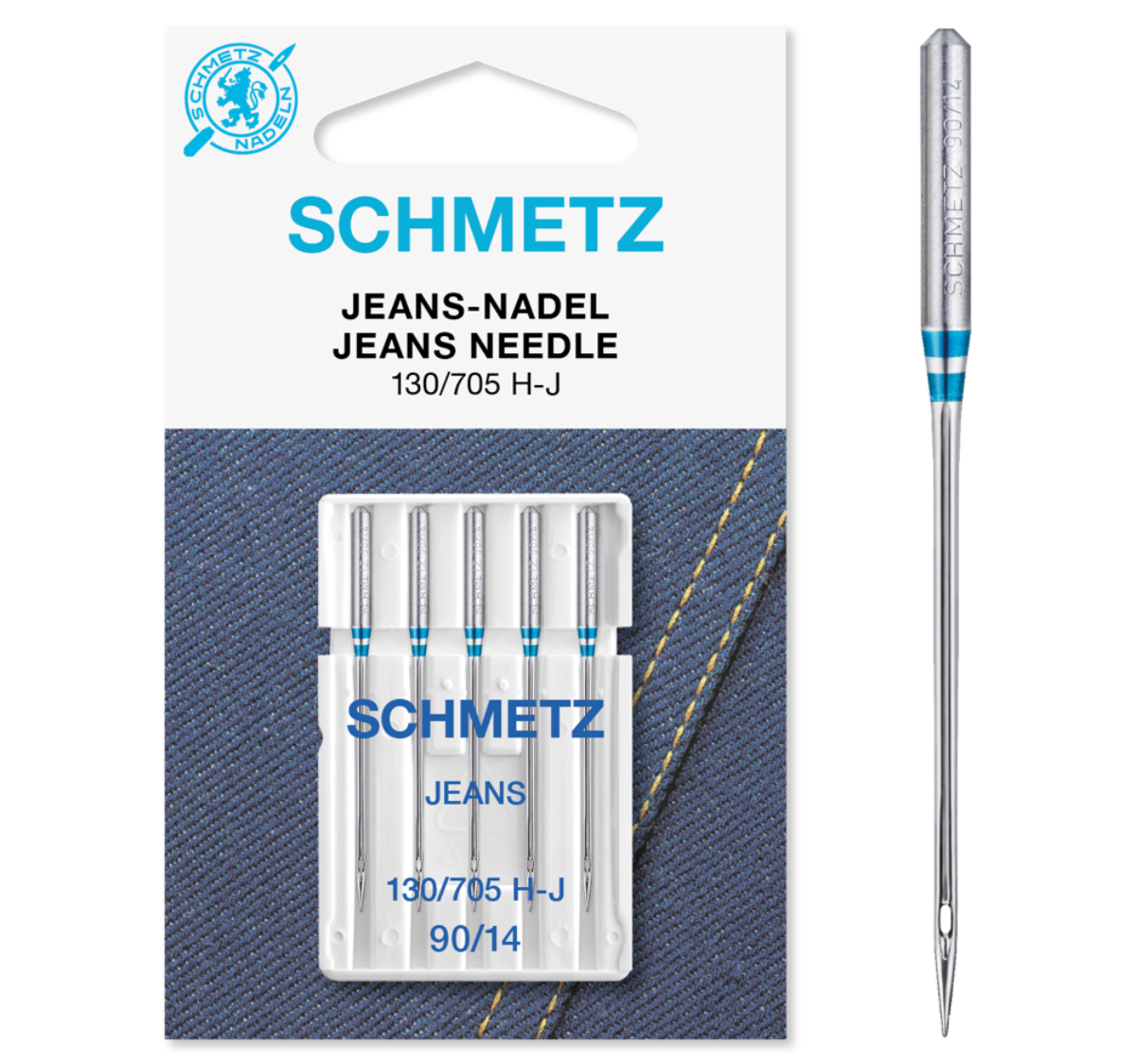 Schmetz Jeans Needle - 90/14 - The Batty Lady