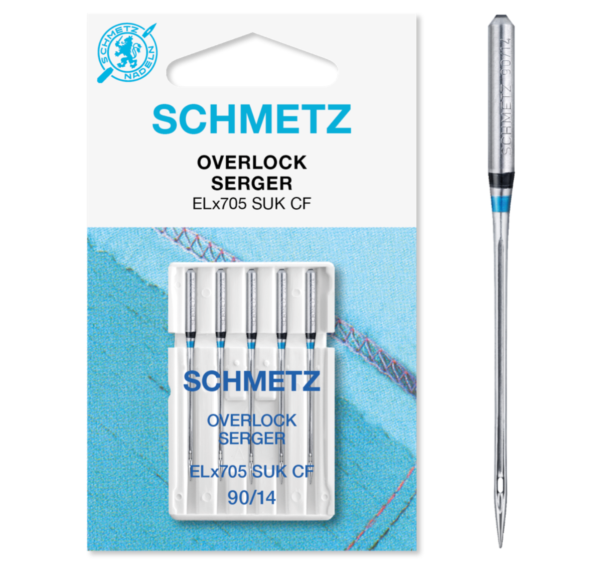 Schmetz Chrome Jersey 90/14