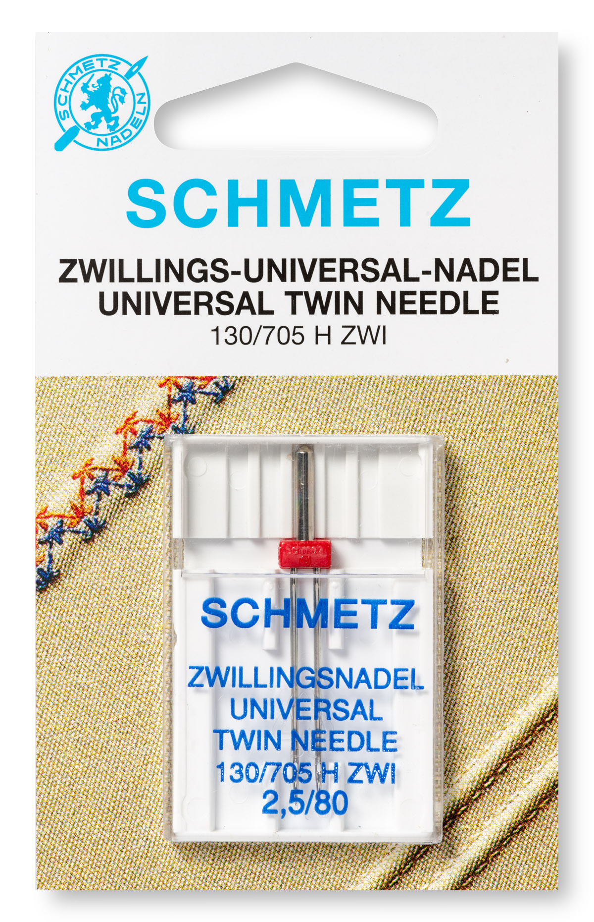 Universal Schmetz Drillingsnadel 130/705H-DRI Nm 2,5/80 Flachkolben 